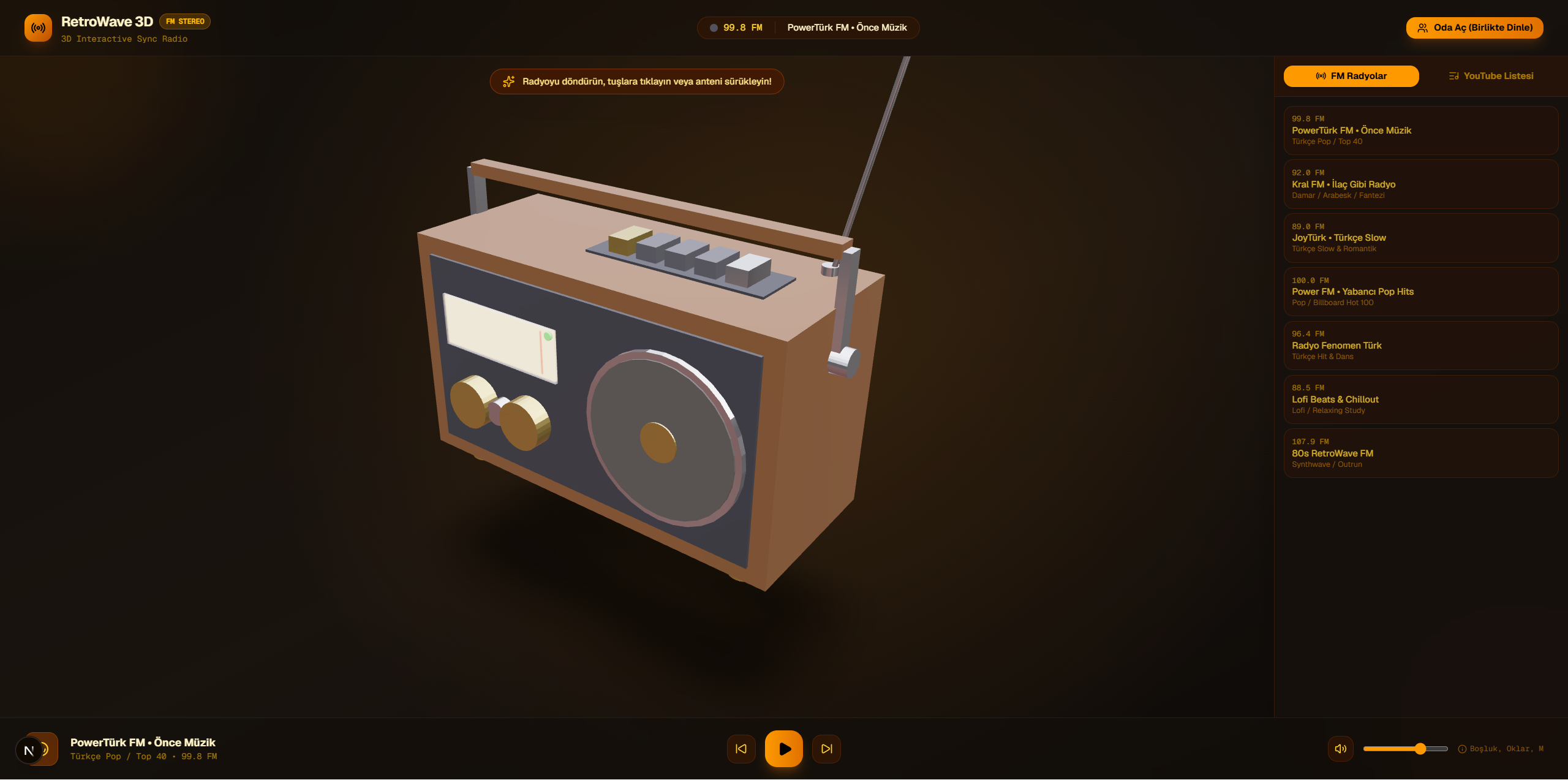 Retro Radio 3D